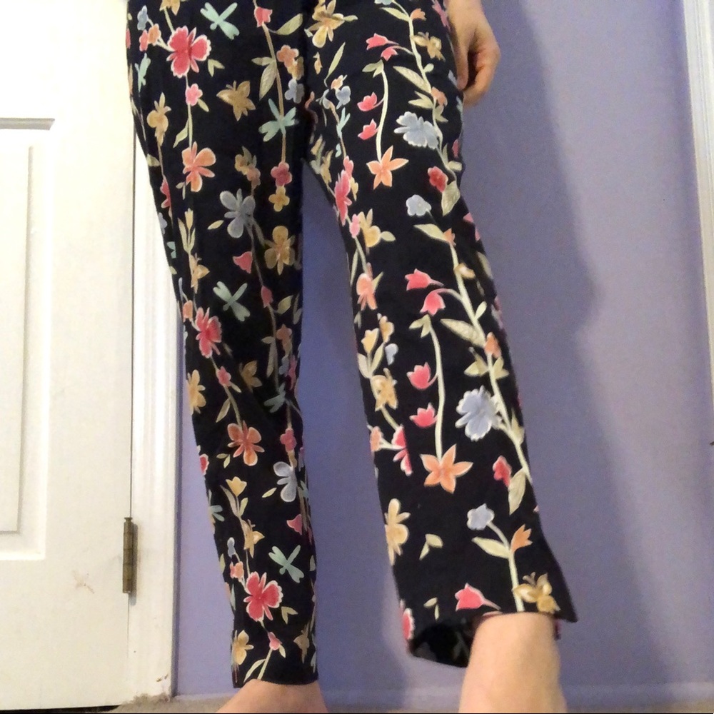 Talbots floral pants